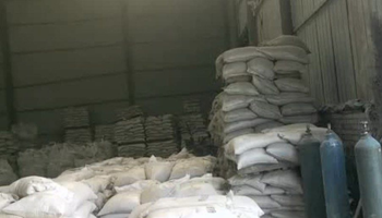 鋁礬土加工現(xiàn)場